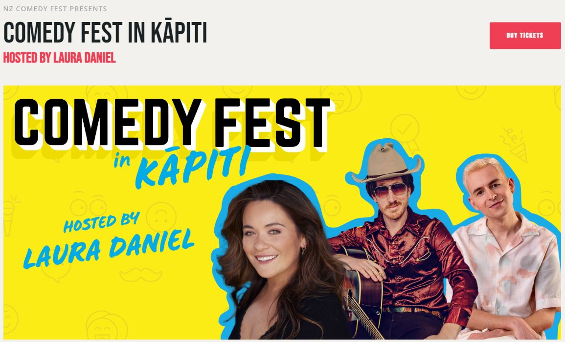 NZ Comedy Festival comes to Kapiti KC News News from the Kāpiti Coast